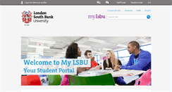 Desktop Screenshot of my.lsbu.ac.uk